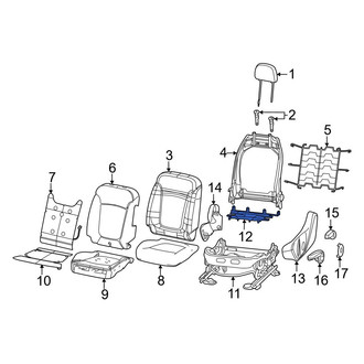 Dodge OE - Front Left Seat Cushion Spring
