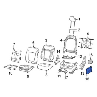 Dodge OE - Front Left Power Seat Switch