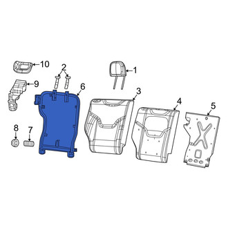Dodge OE - Rear Right Seat Back Frame