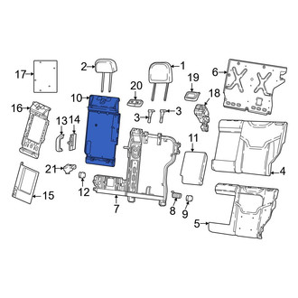 Dodge OE - Rear Seat Armrest Base