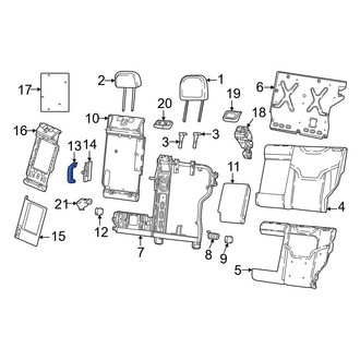 Dodge OE - Outer Seat Armrest Cover