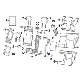 Dodge OE - Front Left Seat Back Cushion Spring
