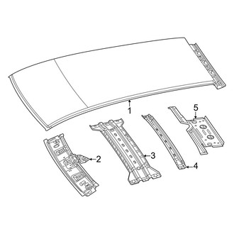 Dodge OE - Roof & Components (W/O Sunroof), (GT / R/T)