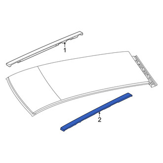 Dodge OE - Left Roof Molding