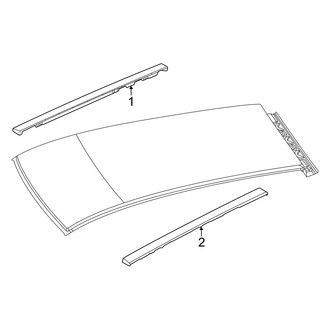 Dodge OE - Roof - Exterior Trim (W/O Sunroof), (GT)