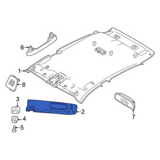 Dodge OE - Left Sun Visor