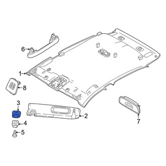 Dodge OE - Sun Visor Support