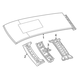Dodge OE - Roof & Components (With Sunroof), (GT Plus)