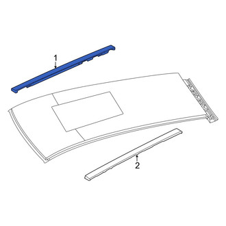 Dodge OE - Right Roof Molding