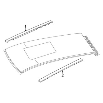 Dodge OE - Roof - Exterior Trim (With Sunroof), (GT Plus)