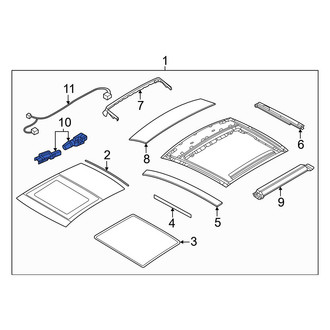 Dodge OE - Sunroof Motor