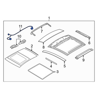 Dodge OE - Sunroof Wiring Harness