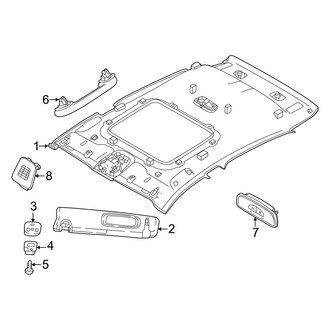 Dodge OE - Roof - Interior Trim (With Sunroof), (GT Plus)
