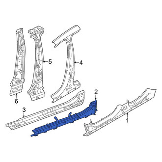 Dodge OE - Left Rocker Panel Reinforcement