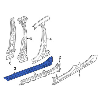 Dodge OE - Right Inner Rocker Panel