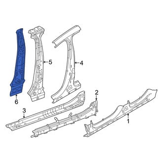 Dodge OE - Left Body B-Pillar Reinforcement