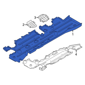 Dodge OE - Right Floor Pan Splash Shield