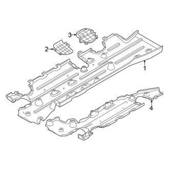 Dodge OE - Pillars, Rocker & Floor - Under Cover & Splash Shields (GT / GT Plus)
