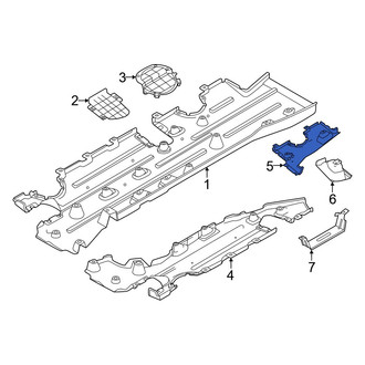 Dodge OE - Rear Floor Pan Splash Shield
