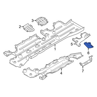 Dodge OE - Floor Pan Splash Shield