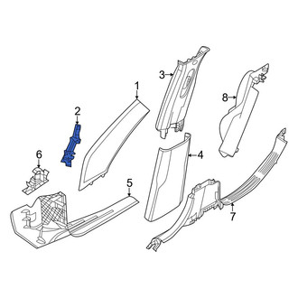 Dodge OE - Body A-Pillar Trim Panel Clip