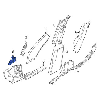 Dodge OE - Door Sill Plate Clip