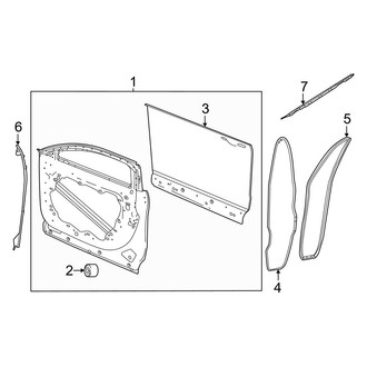 Dodge OE - Front Door - Door & Components