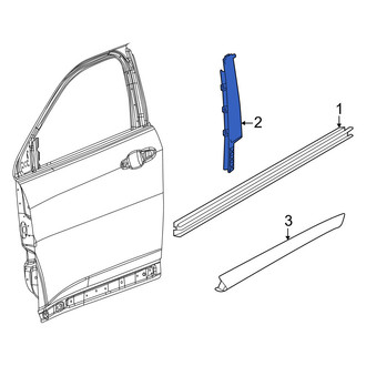 Dodge OE - Front Left Door Applique