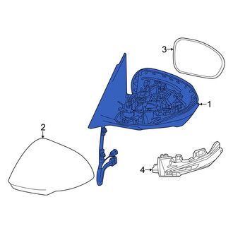 Dodge OE - Front Left Door Mirror