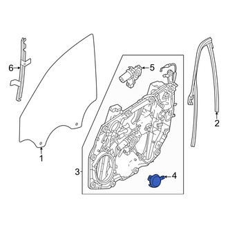 Dodge OE - Door Panel Carrier Screw Cap