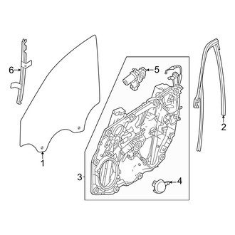 Dodge OE - Front Door - Glass & Hardware