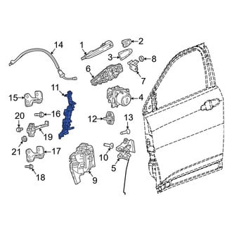 Dodge OE - Front Left Door Latch Bracket