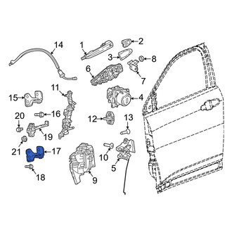 Dodge OE - Front Left Lower Door Hinge