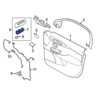 Dodge OE - Front Left Door Window Switch