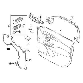 Dodge OE - Front Door - Interior Trim