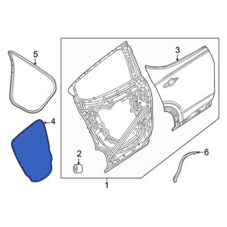 Dodge OE - Front Left Outer Door Seal