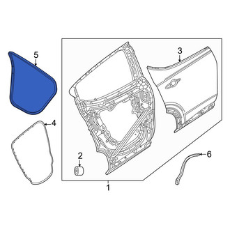 Dodge OE - Rear Inner Door Seal