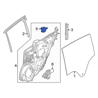 Dodge OE - Door Panel Carrier Screw Cap
