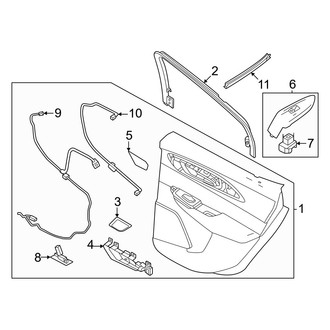 Dodge OE - Rear Door - Interior Trim