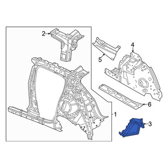 Dodge OE - Rear Right Floor Extension