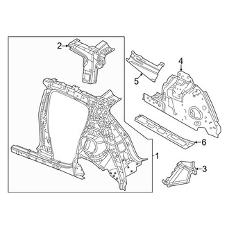 Dodge OE - Quarter Panel - Inner Structure