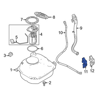 Dodge OE - Rear Evaporative Emissions System Line Clip