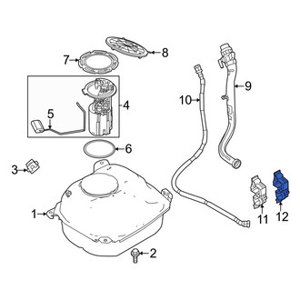 Dodge OE - Rear Evaporative Emissions System Line Clip