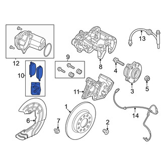 Dodge OE - Rear Disc Brake Pad Set