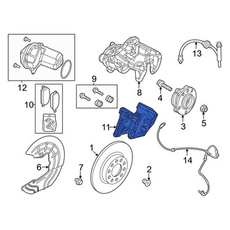 Dodge OE - Front Right Disc Brake Caliper Bracket