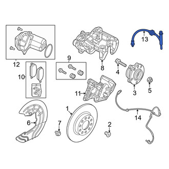 Dodge OE - Rear Brake Hydraulic Hose