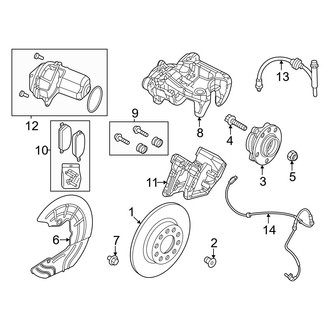 Dodge OE - Rear Suspension - Brake Components