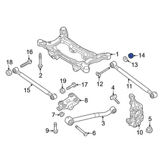 Dodge OE - Rear Suspension Control Arm Nut