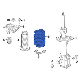 Dodge OE - Rear Coil Spring