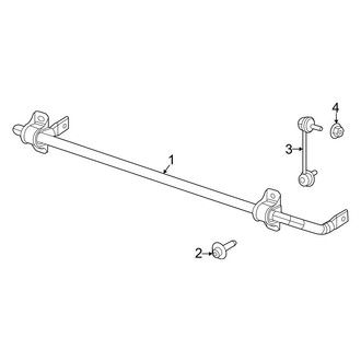 Dodge OE - Rear Suspension - Stabilizer Bar & Components